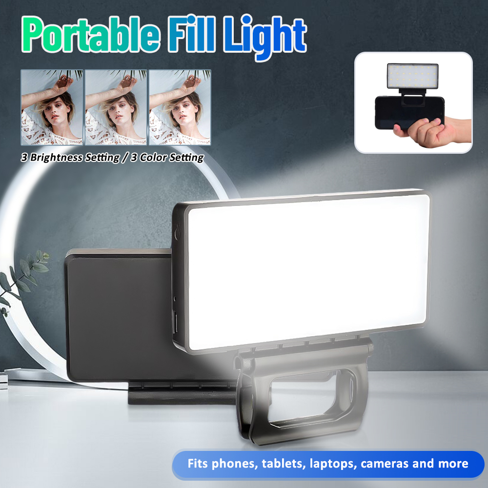 Xixo store Mini Video LED Light Portable Fill Light Built-in Battery for Photo Camera Studio and Mobile Phone.PRHL