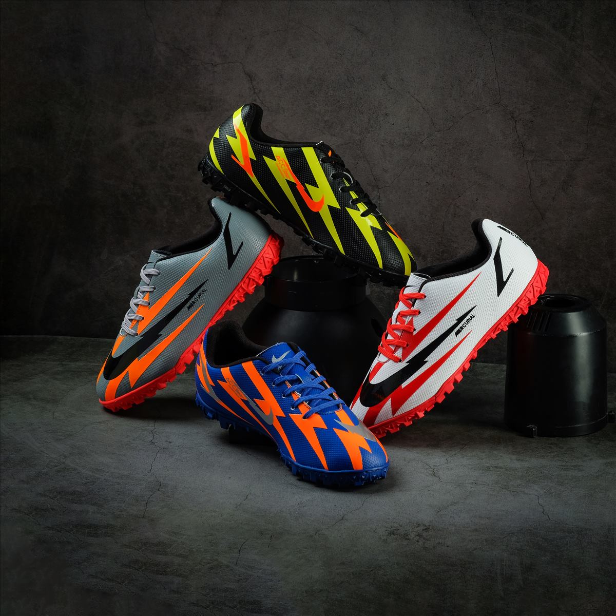 Giày Bóng Đá Trẻ Em Mercurial Super CR7 Trắng Đỏ [Có Video Thật].