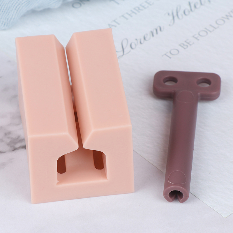 1Pc Bathroom Kitchen Squeeze Tube Squeezer Easy Press Toothpaste Dispenser. 