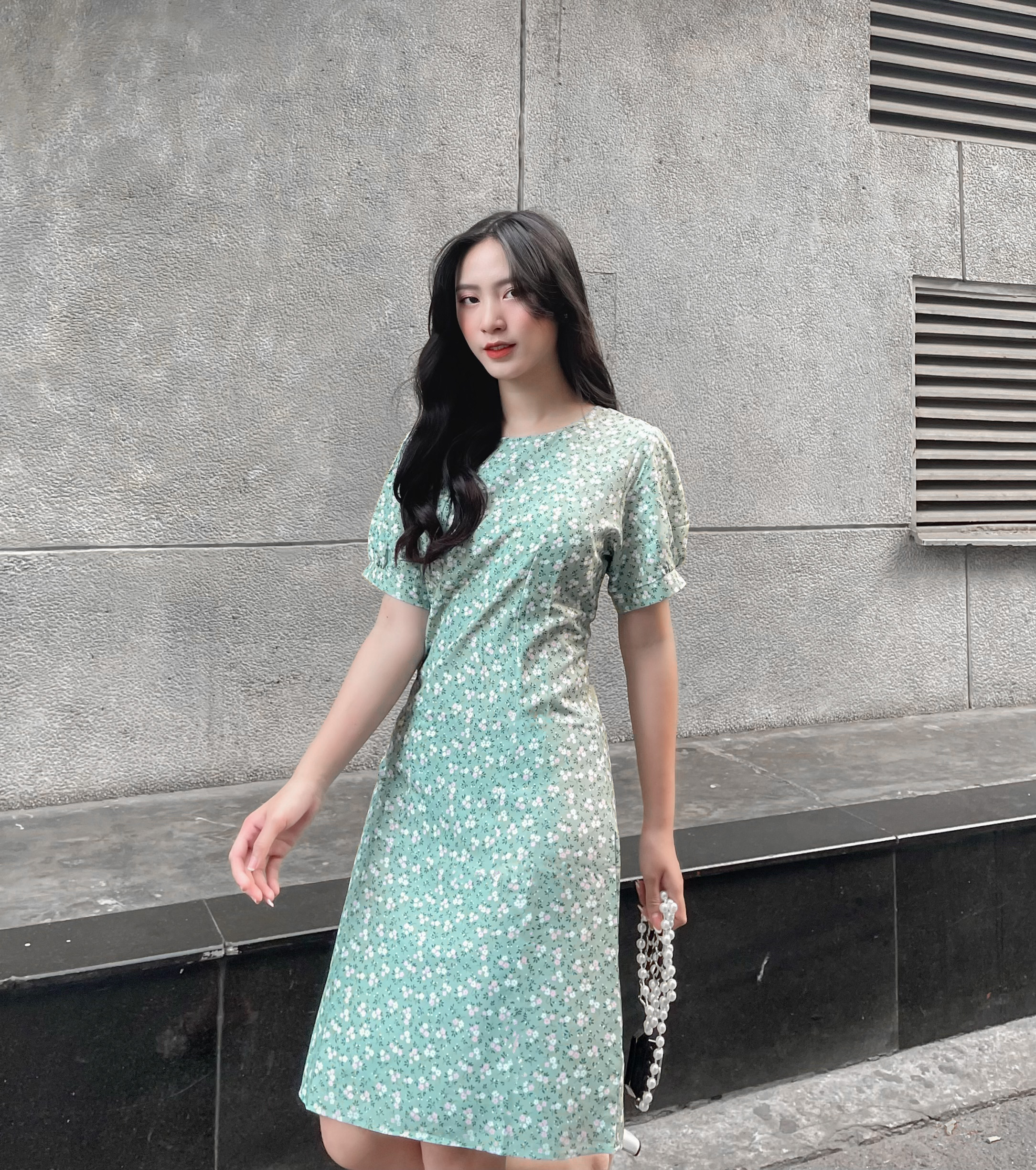 Đầm sơ mi nữ thời trang thiết kế chữ A mẫu mới Local Brand Chính Hãng Midori Studio