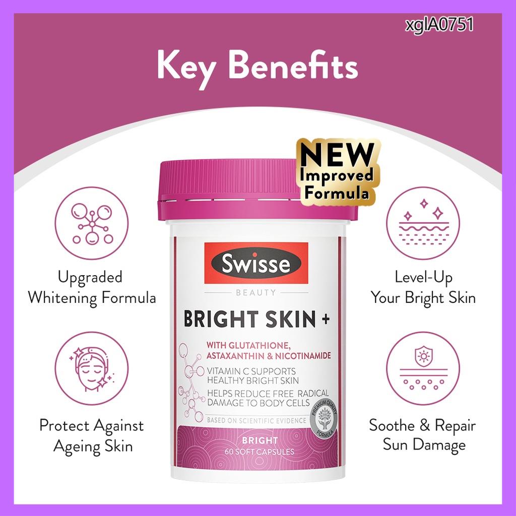 Swisse Beauty Bright Skin+ (60 capsules)♖ | Lazada