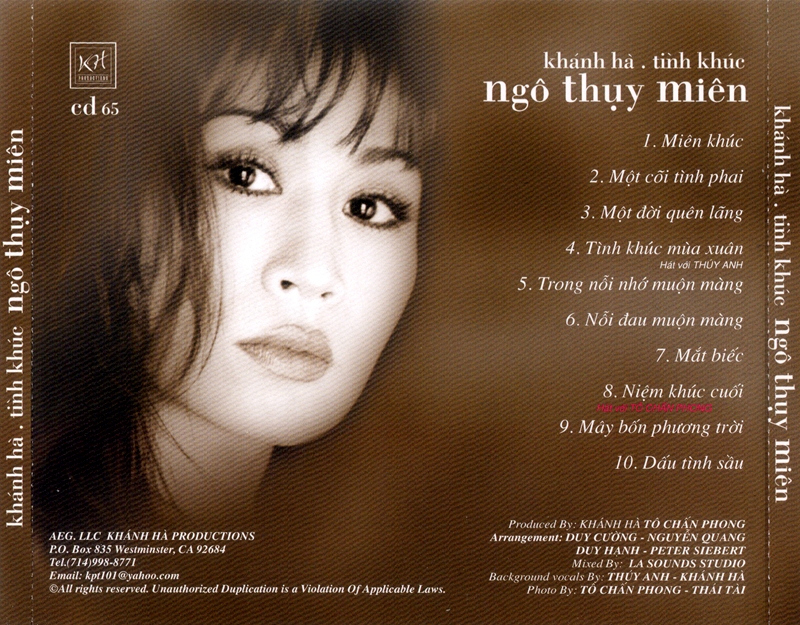 Bộ 8CD Tuyệt phẩm Ngô Thụy Miên