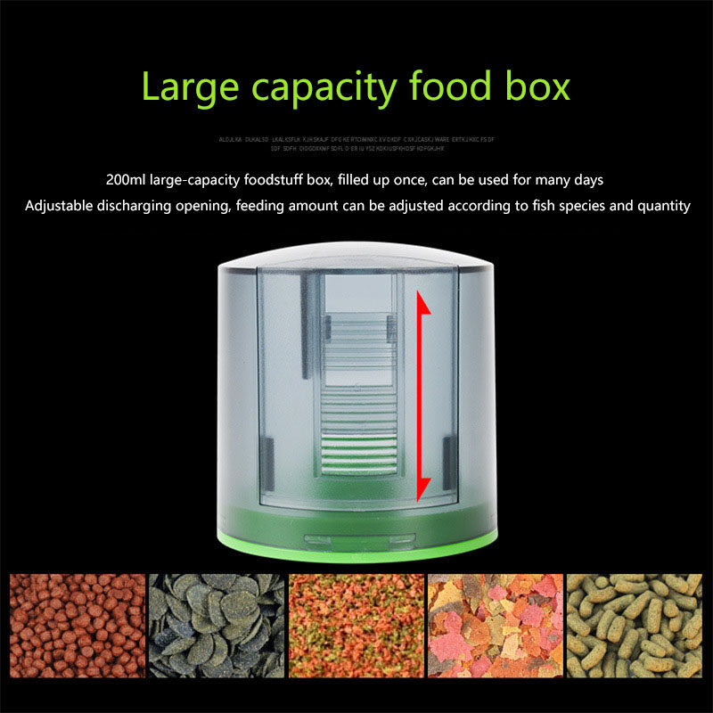 [HATELI] Aquarium Accessories Fish Aquarium Automatic Feeder Intelligent Timing Automatic Feeding Device