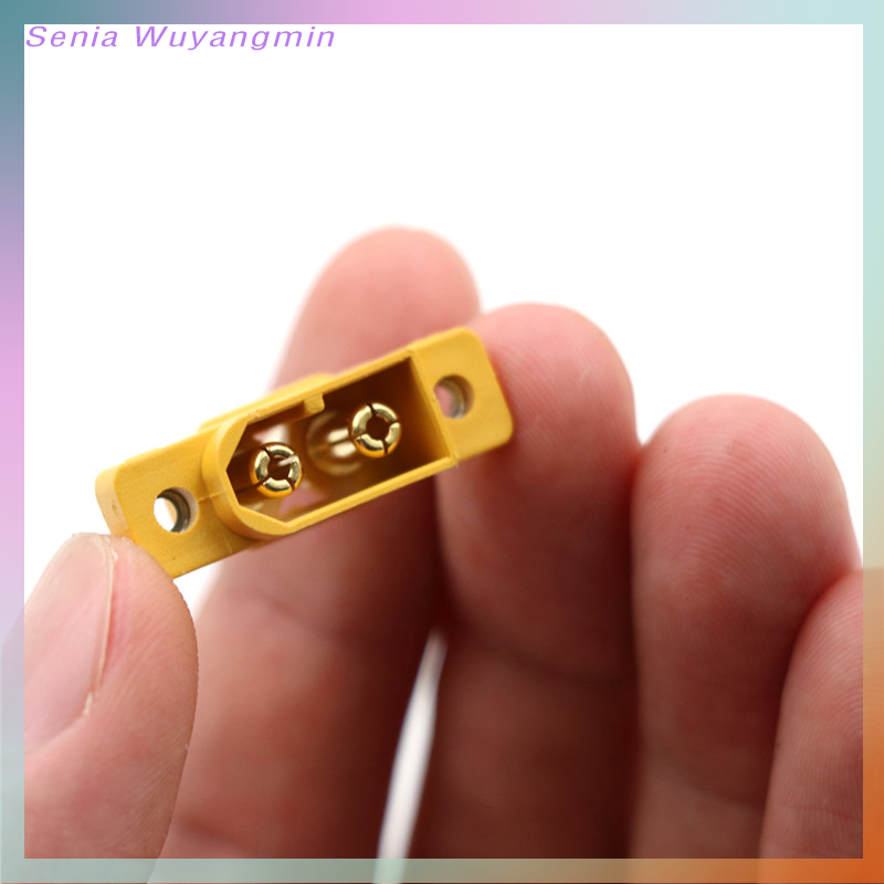 Senia XT60E-M Mountable XT60 Male Plug Connector For RC Models Multicopter
