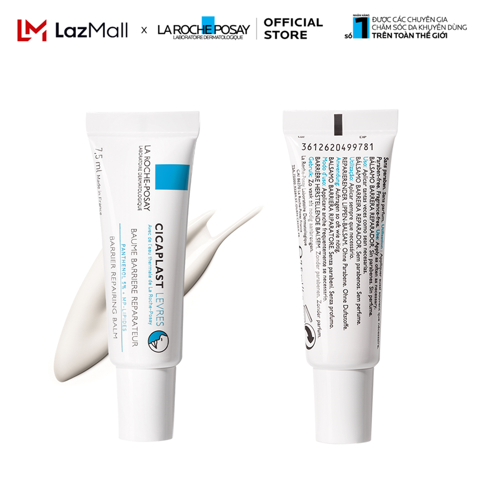 Kem Dưỡng Môi Phục Hồi Độ Ẩm & Bảo Vệ Môi La Roche-Posay Cicaplast Lips 7.5ml