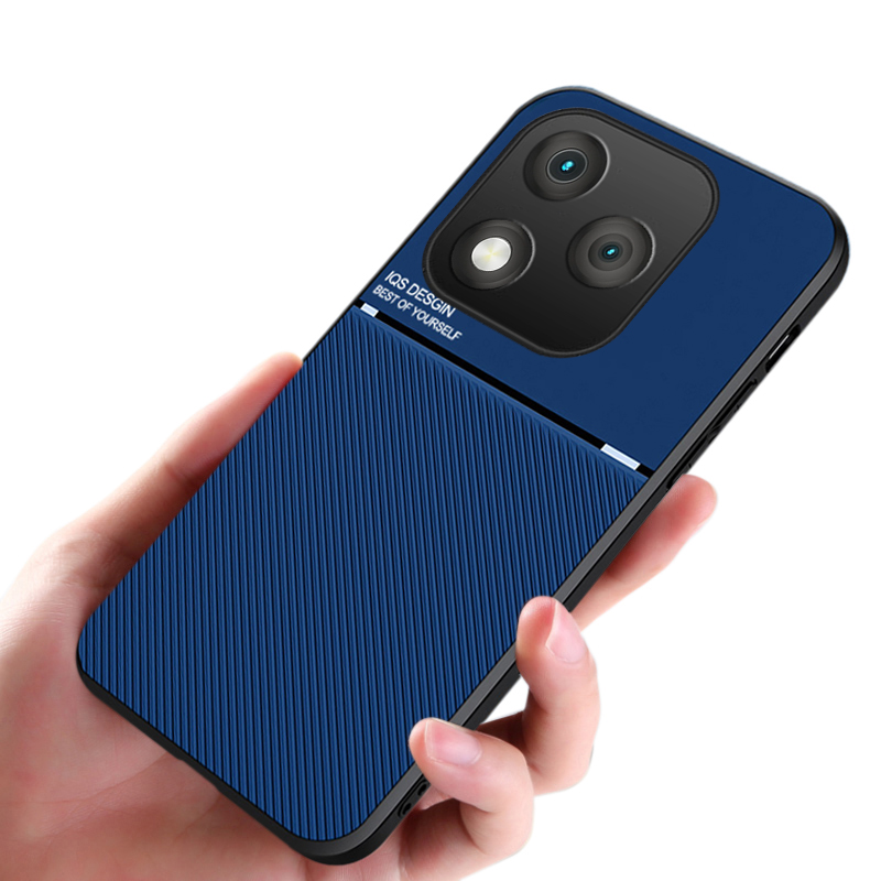 Phone cover Honor 400 Lite Back case Rough Cross Patterned Magnetic Soft Silicone Leather for Honor 400Lite Phone cases. 