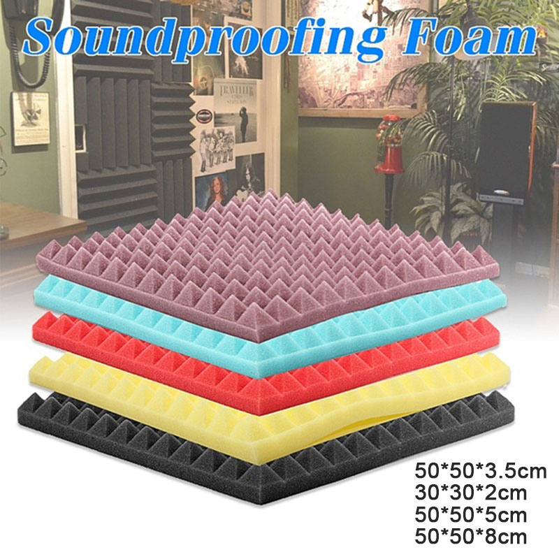 Soundproofing Foam Acoustic Wall Panel Sound Insulation Foam Studio Wall Tiles XUANTING. 