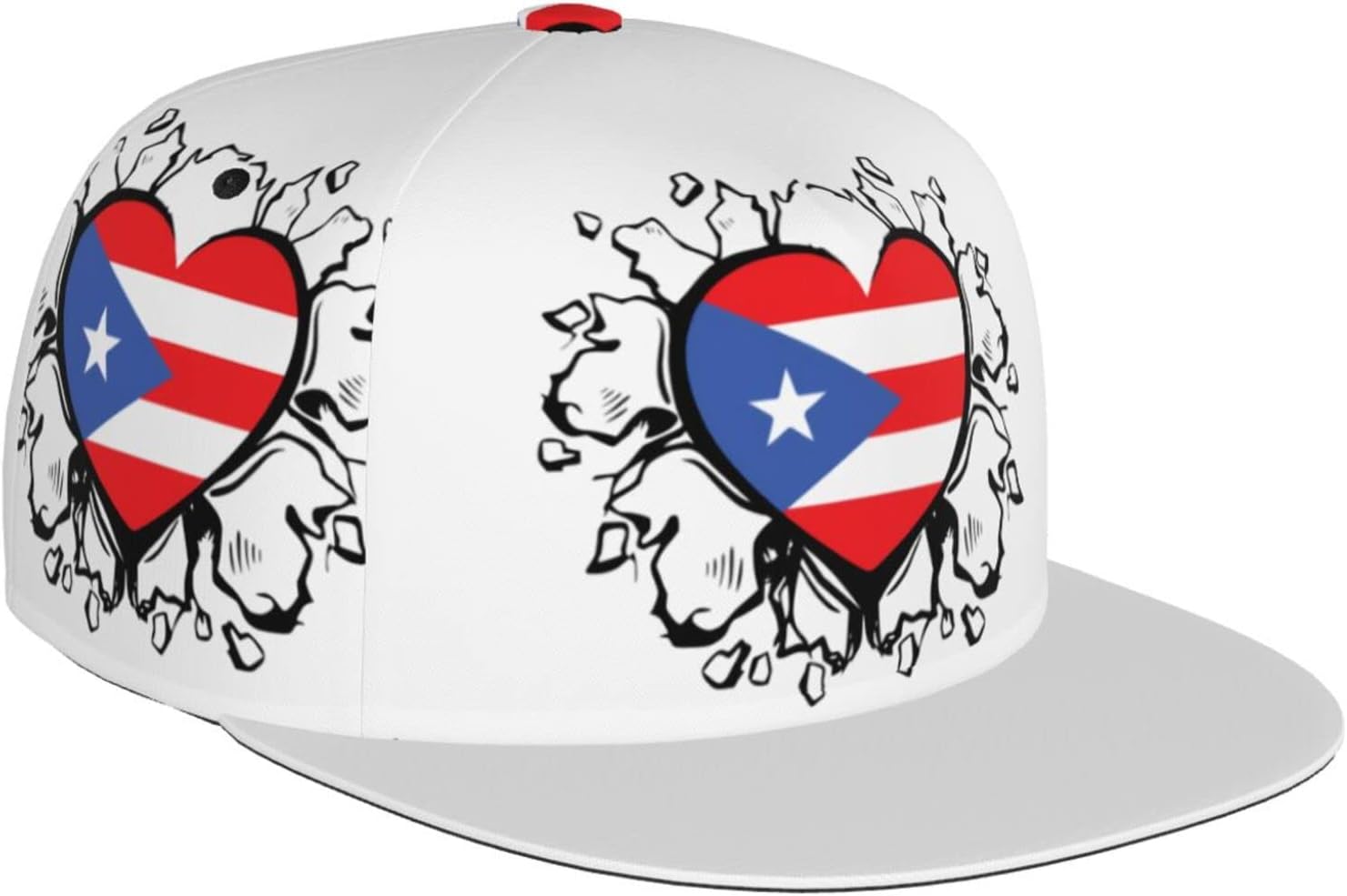 %E3%80%90Wildfolk%20Studio%E3%80%91Puerto%20Rico%20Flag%20Baseball%20Cap%20Adjustable%20Fashion%20Casual%20Flat%20Bill%20Brim%20Dad%20Hats%20for%20Women%20Men%20Sun%20Hats%20-%20Image%203