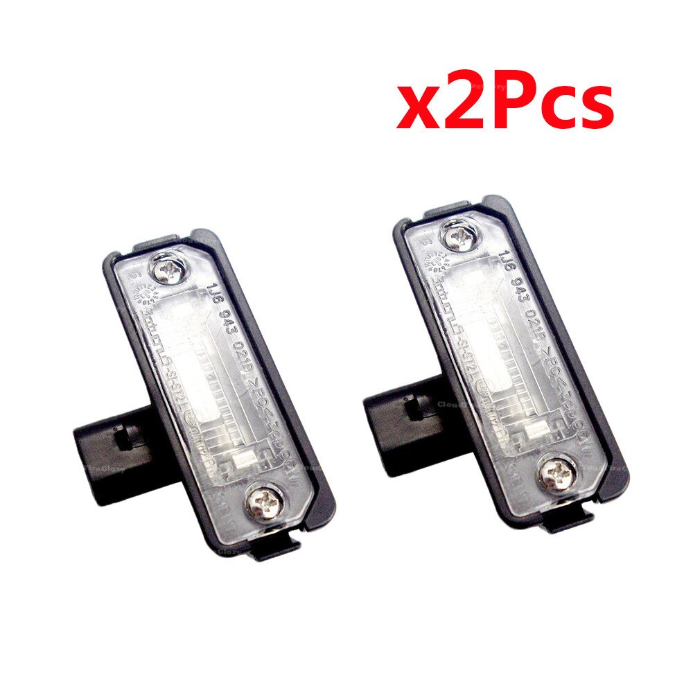 For volkswagen beetle 2006 2010 golf mk4 1998 2000 2004 lupo phaeton polo 1pcs or 2pcs license plate light lamp 1j6943021b