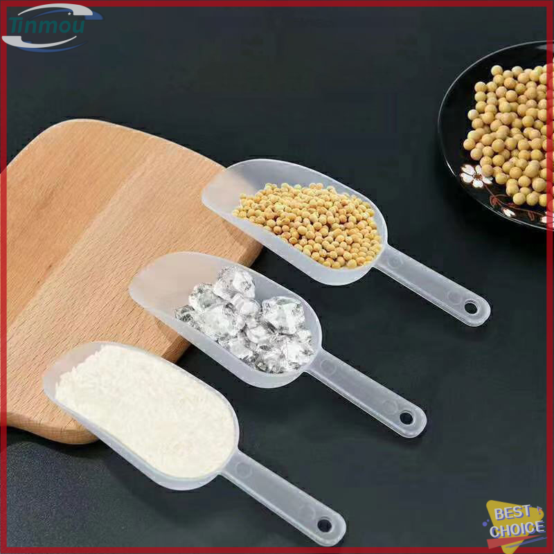 【Tinmou】🌟🌟【Hot Sale】🎈 Multifunctional Frosted Plastic Ice Measuring Scoop Candy Ice Sugar Scoopers