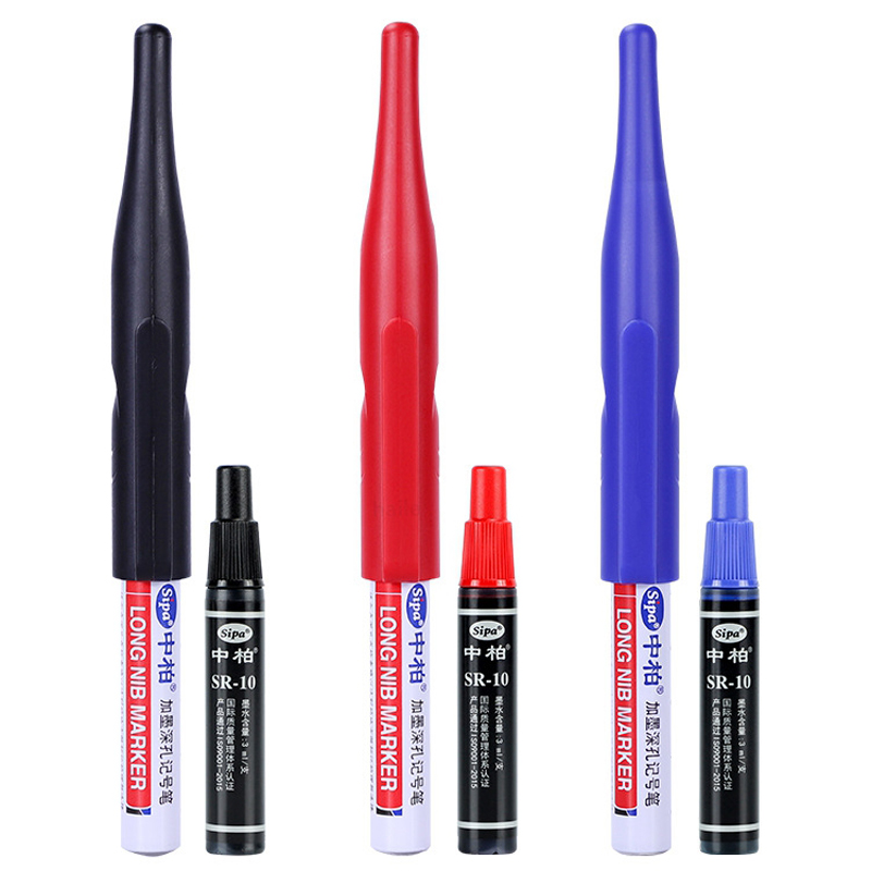 %E3%80%90The%20Quiet%20Page%E3%80%91Haile%20Can%20Add%20Ink%2020/30mm%20Deep%20Drill%20Hole%20Marker%20Long%20Nib%20Set%20Water%20Proof%20Decoration%20Construction%20Woodworking%20Paint%20Markers%20Pens%20-%20Image%207