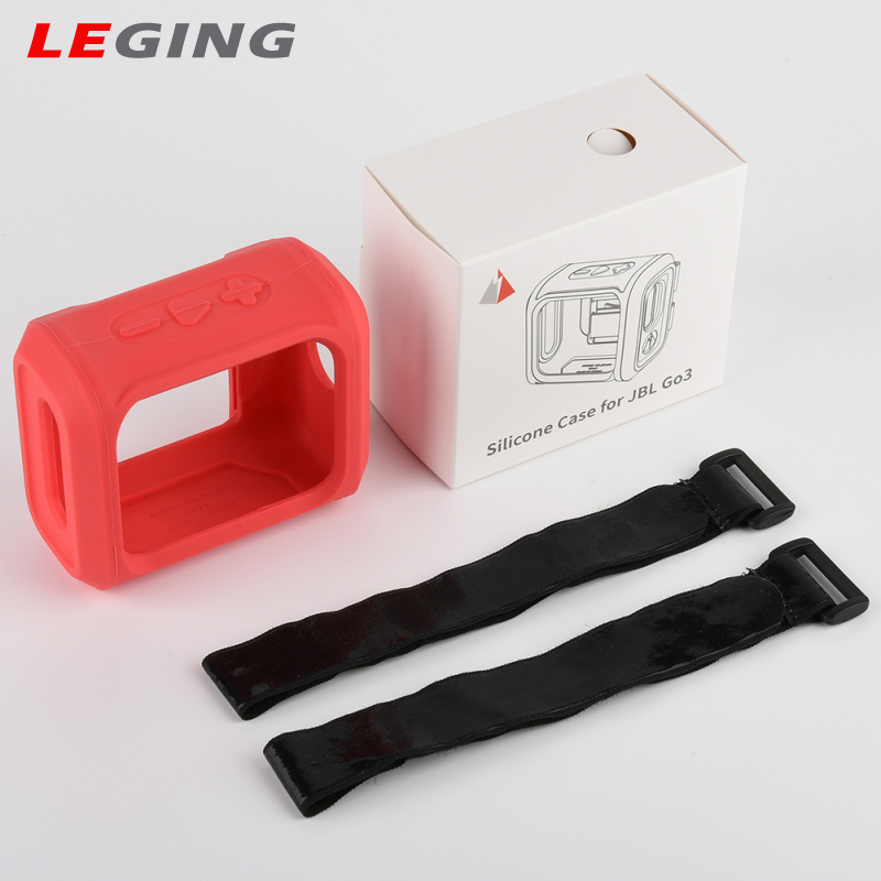 Portable Speaker Protective Sleeve Bracket Silicone Case Compatible For Jbl Go3 Audio Storage Shell Outdoor Stand