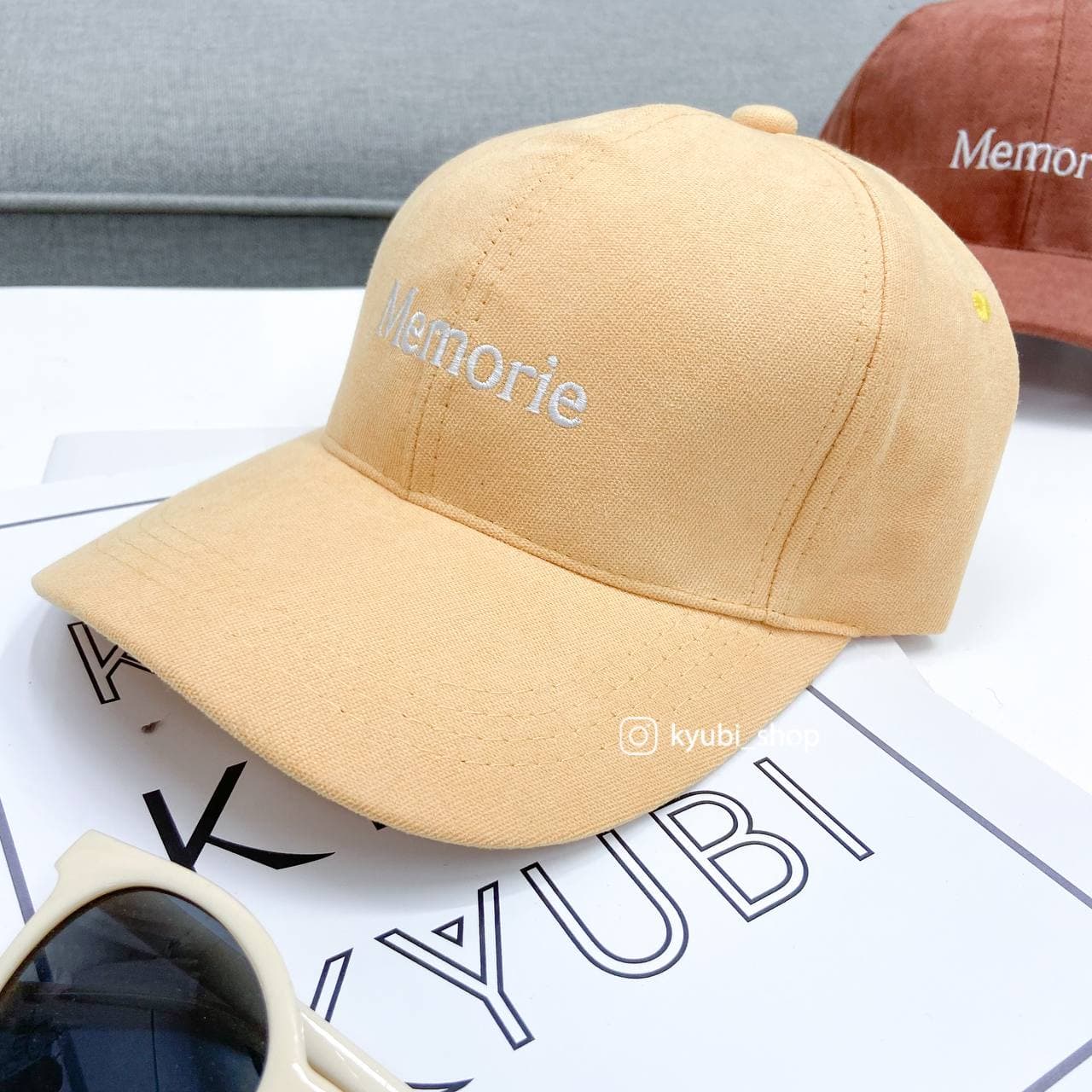 Mũ lưỡi trai phong cách Ulzzang Hàn Quốc - Nón kết thêu chữ chất nhung gân cao cấp form unisex nam nữ NK02