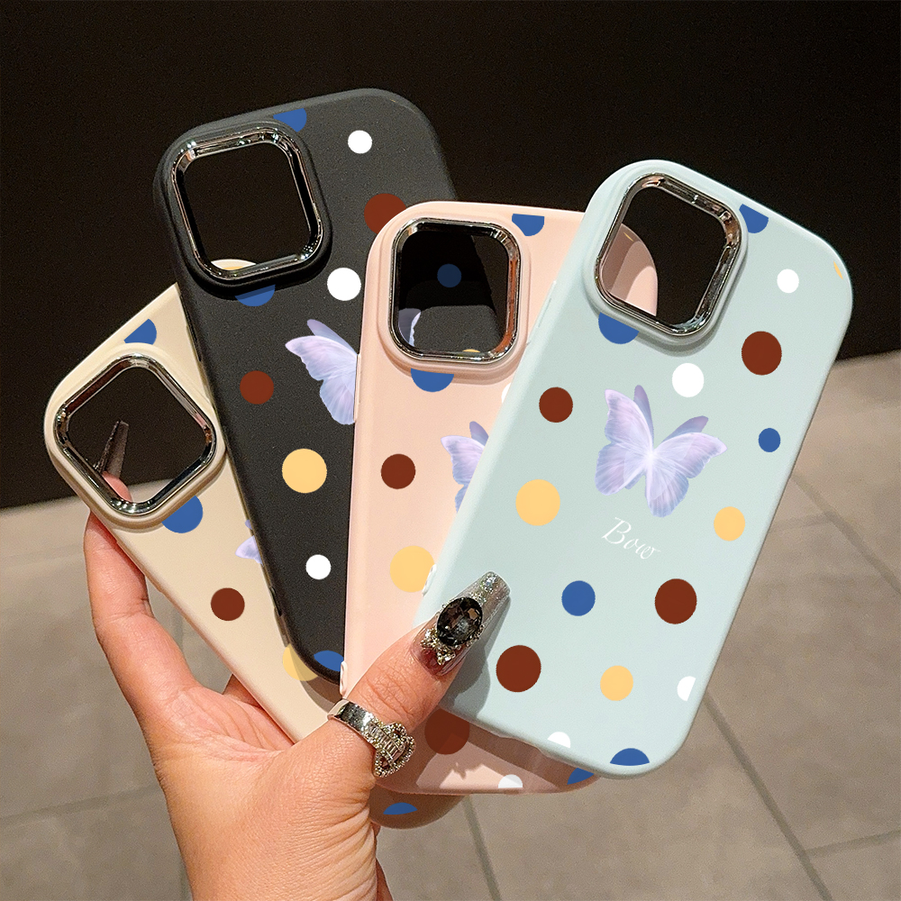 UCUC%20for%20Samsung%20S21%20FE%204G%205G%20Back%20Cover%20Dian%20Dian%20and%20Butterfly%20Luxury%20Plating%20Lens%20Soft%20Candy%20Phone%20Case%20-%20Image%204