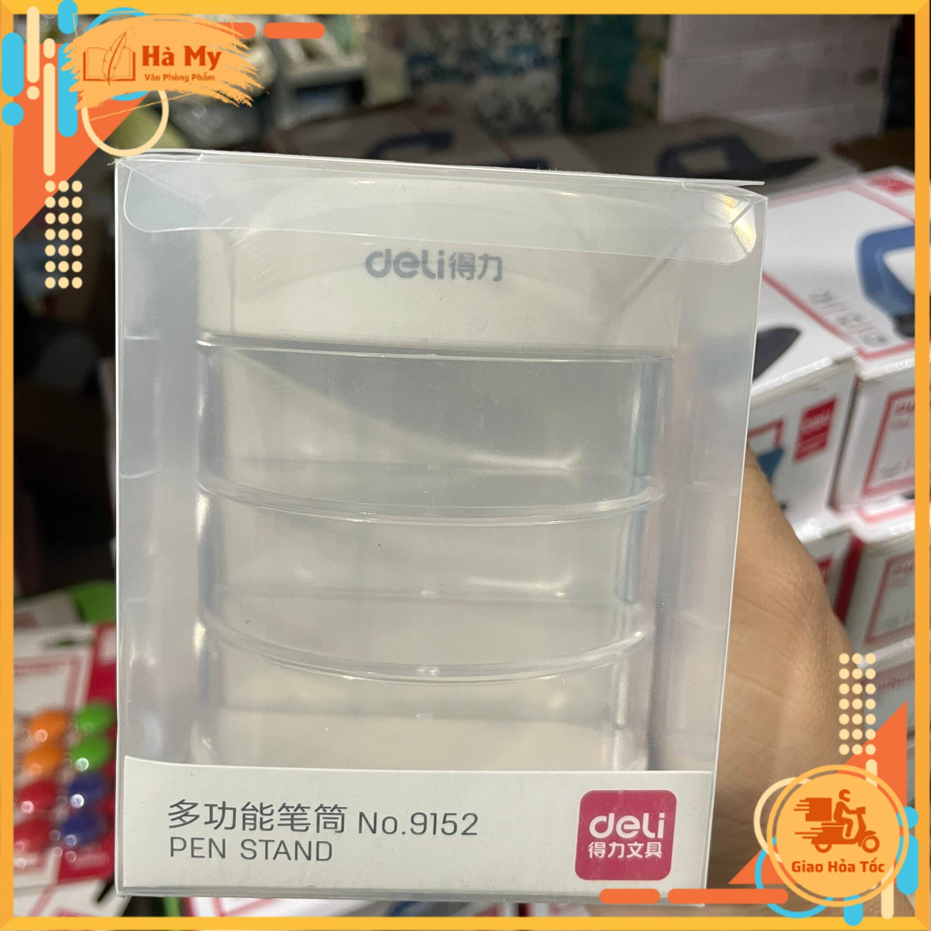 (1 Cái) Khay Cắm Bút 5 tầng Deli 9152