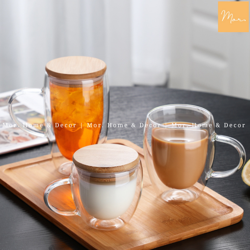 Cốc thủy tinh 2 lớp cách nhiệt - C13