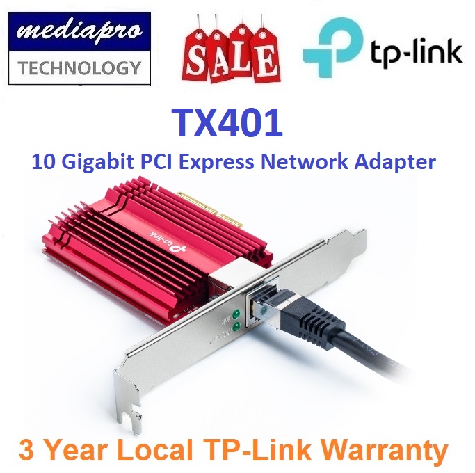 TP-LINK TX401 10 Gigabit PCI Express Network Adapter ( 10G