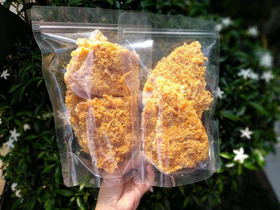Cơm cháy đáy nồi chà bông 500g