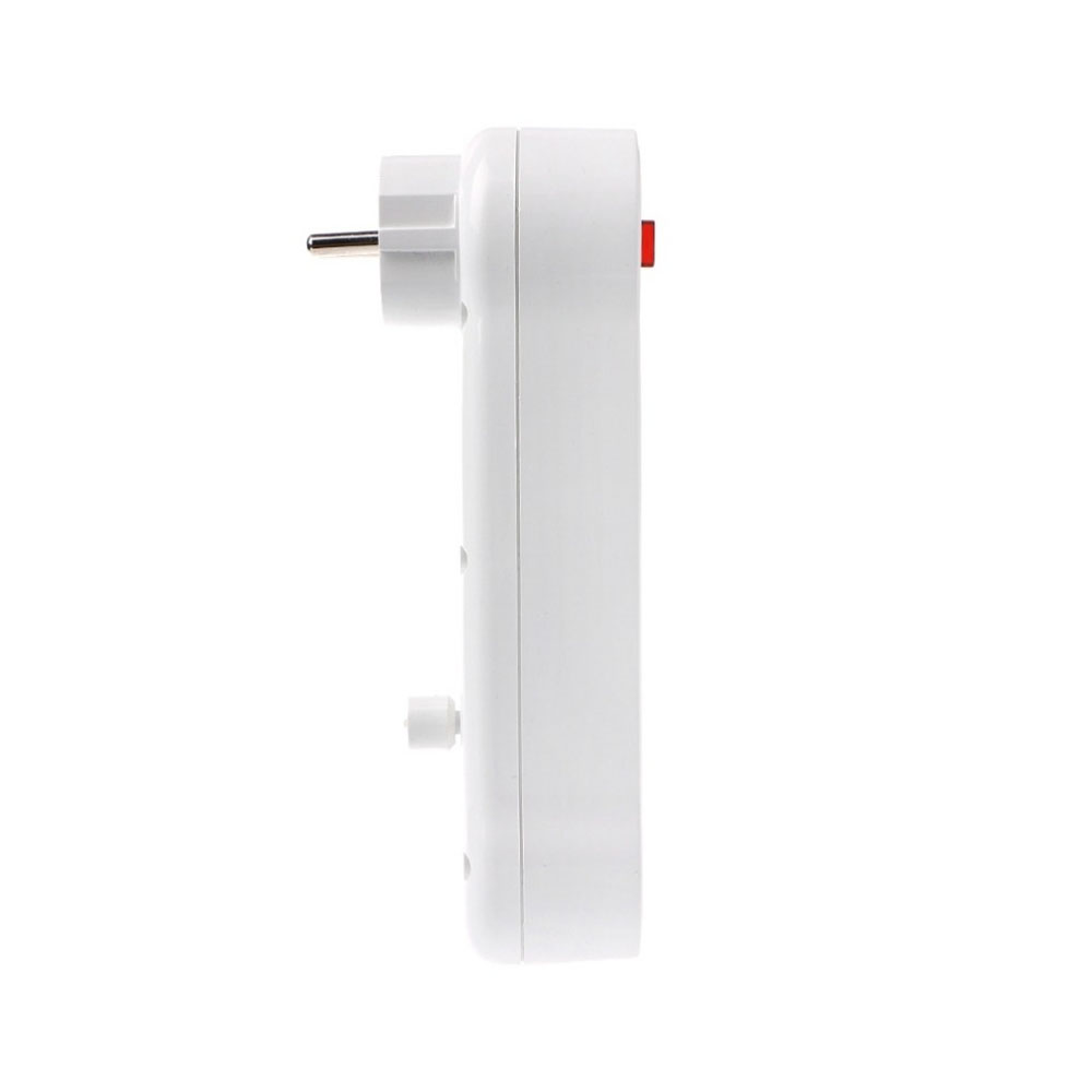 AC 110~250V 16A European Type Conversion Plug 1 to 3 Way EU Standard Power Adapter Socket EU Conversion Socket Plug with Switch