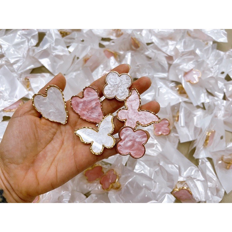 Nhẫn pha sơn, đựng sơn chụp ảnh trang trí tay nail