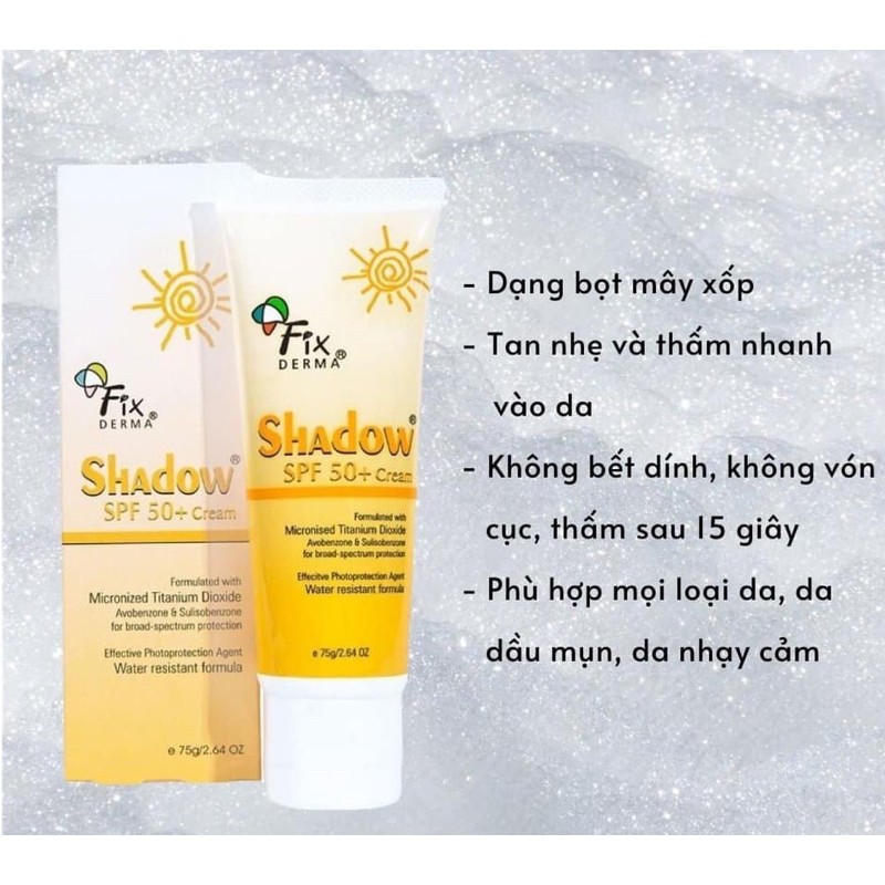 (Chính Hãng) Kem Chống Nắng Fixderma Cream 50 SPF