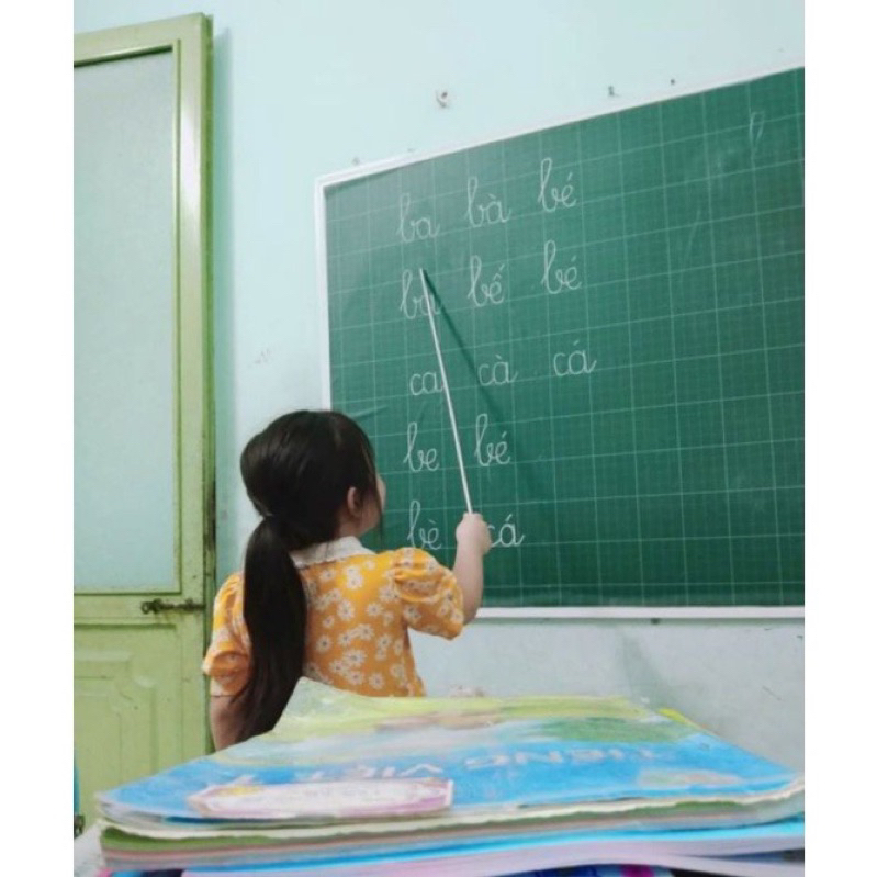 Bảng decal dán tường kẻ ô li viết phấn Hàng Loại 1