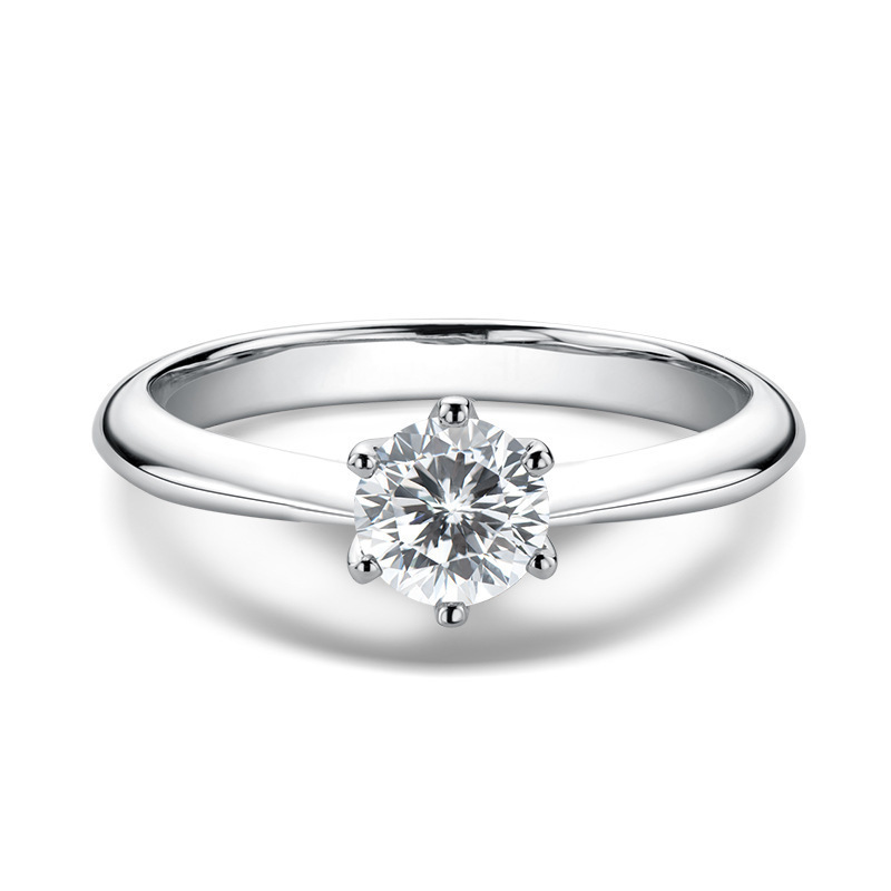 【Hottest Trends】Crown Classic Six Claw Opening Ring Imitation American ...