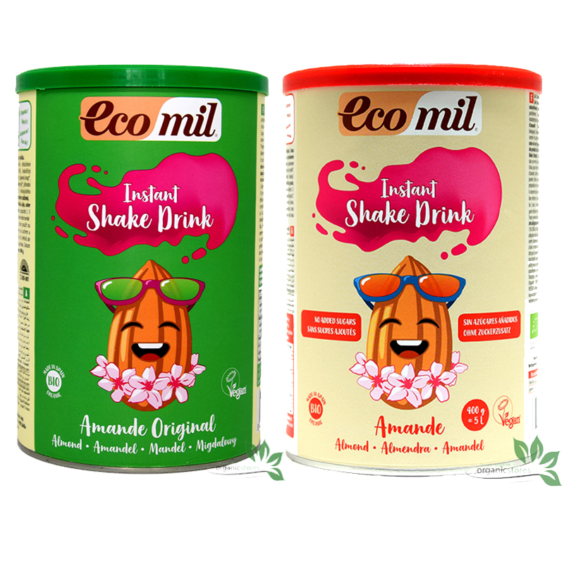 Organic almond powder sugar 400g-ECOMIL
