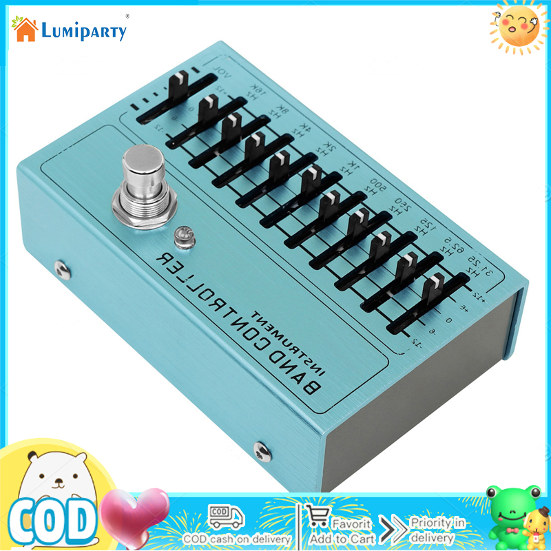 Controller Equalizer 10 Band Eq Pedal Independent Output Volume Adjustment Single-block Effect Pedal