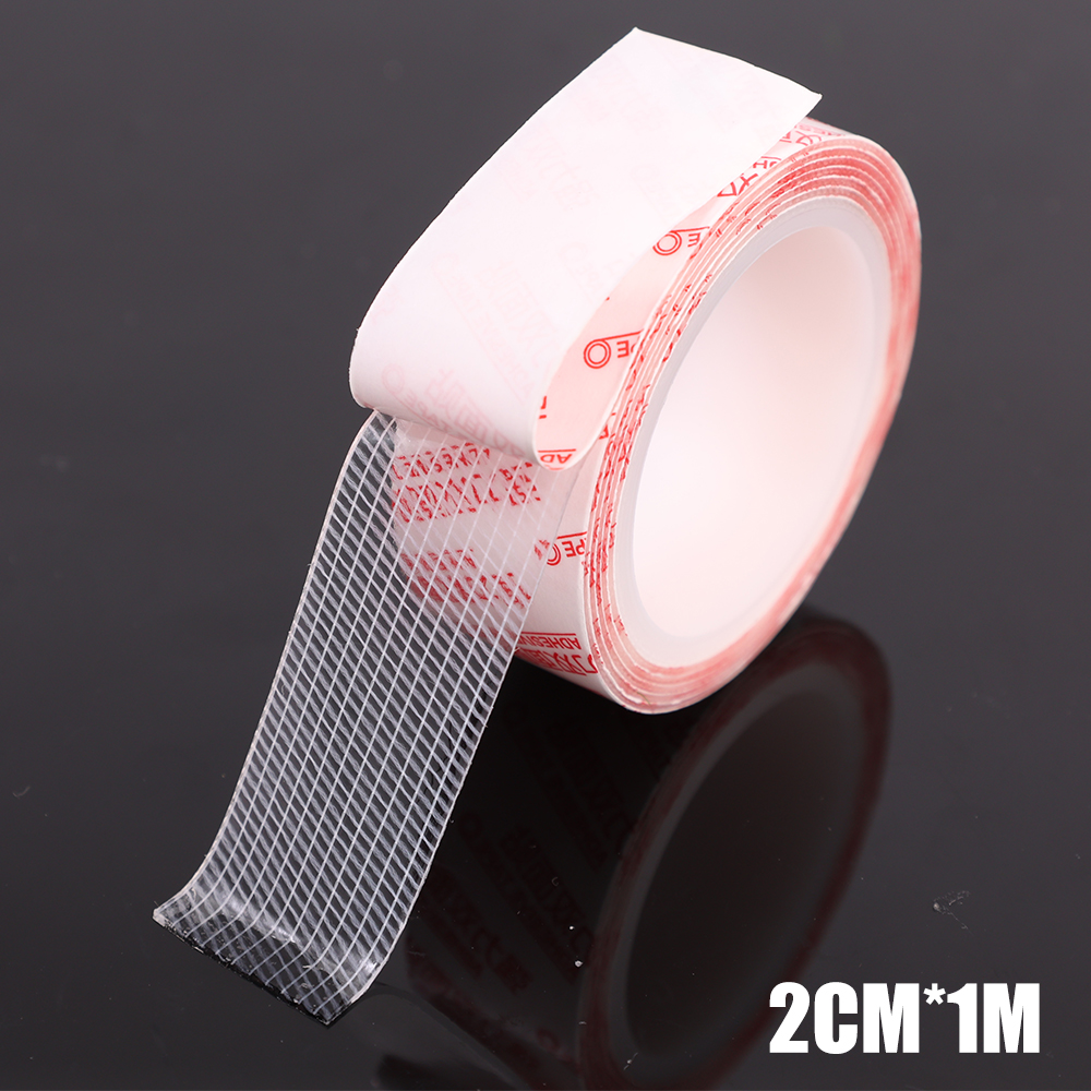 1/2/3m Acrylic Cloth-based Tape Super Strong Adhesive Double-sided Mesh Tape for Couplet Pasting Carpet Fixation