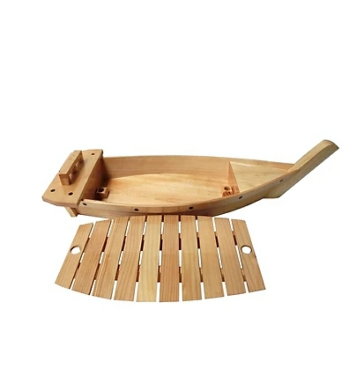 Thuyền Gỗ Sushi deco trang trí món ăn