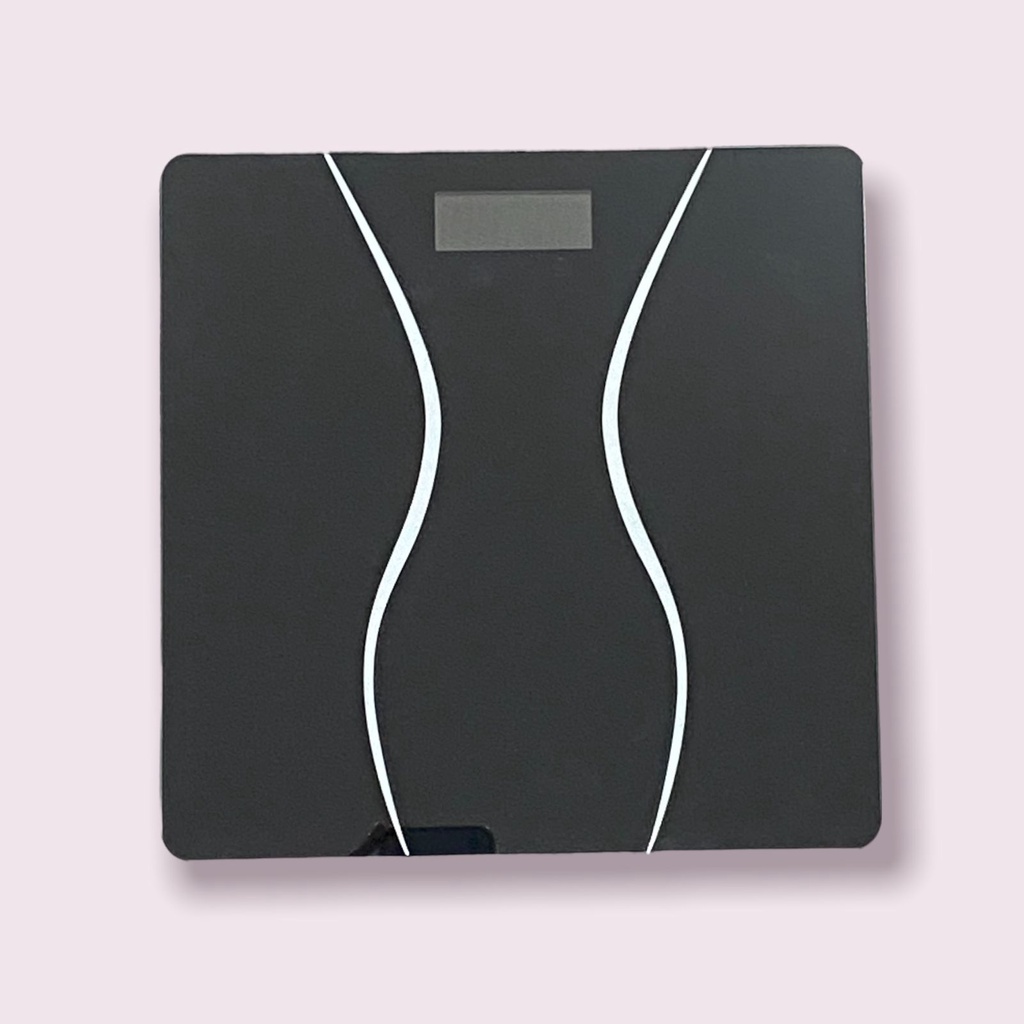 Timbangan Badan Digital Polos Desain Slim Body Weight Meter Kaca