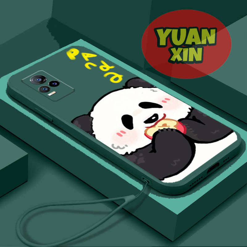 For Vivo V21E 4G Phone Case Cartoon Design Silicone Soft Shell TPU Case Shockproof Casing Camera Protective Case
