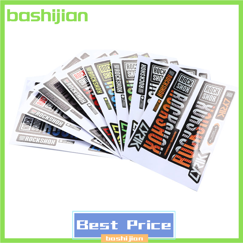 bashijian Front Fork Sticker Mountain Bike Front Shock Absorber Change Sticker Waterproof