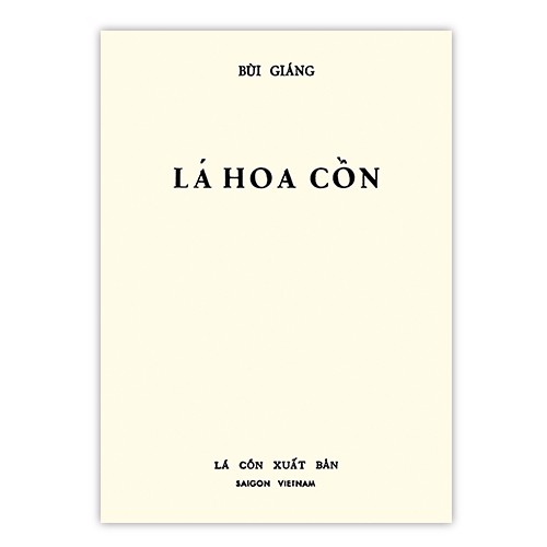 Lá hoa cồn - bùi giáng
