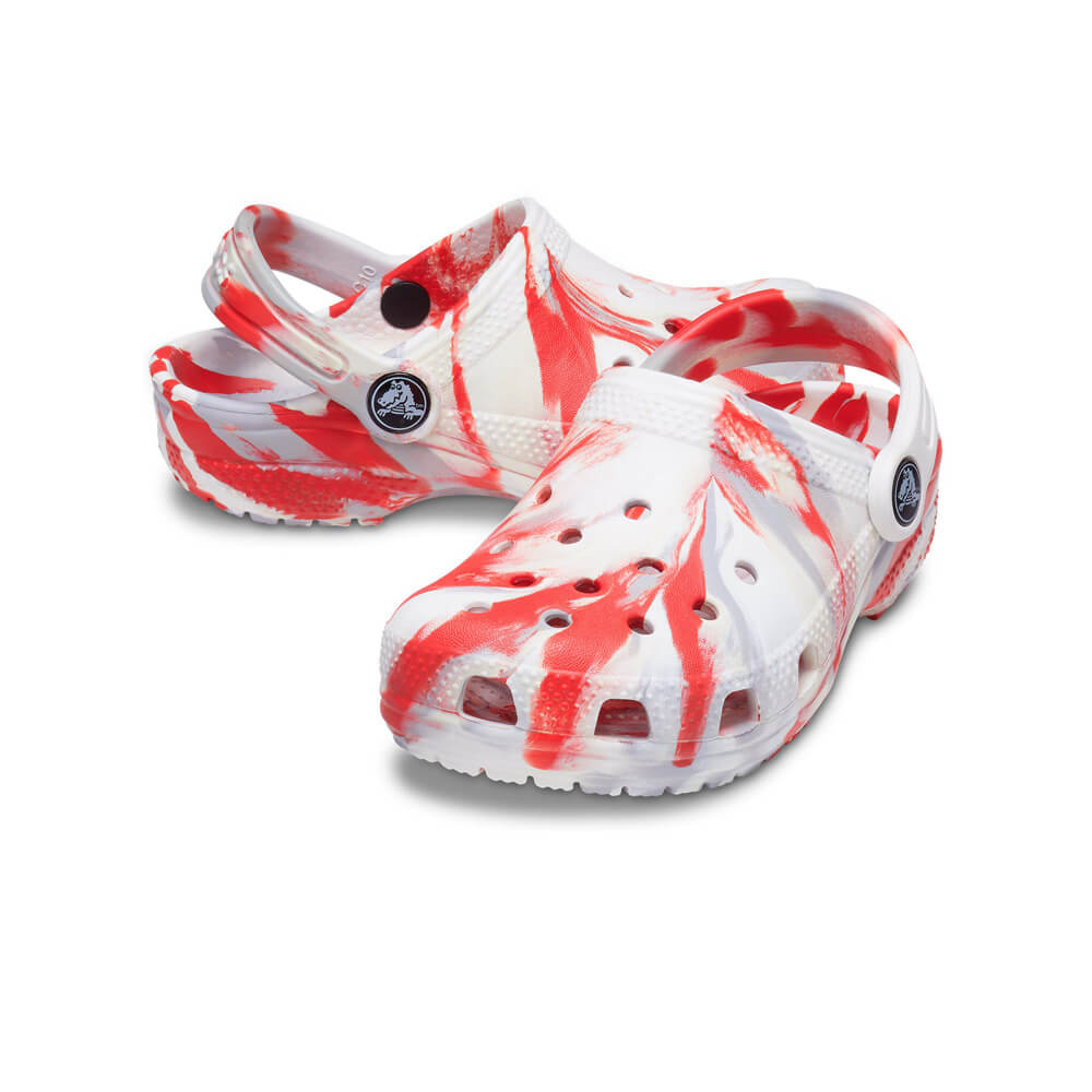 Giày Clog Trẻ Em Crocs Marbled Classic