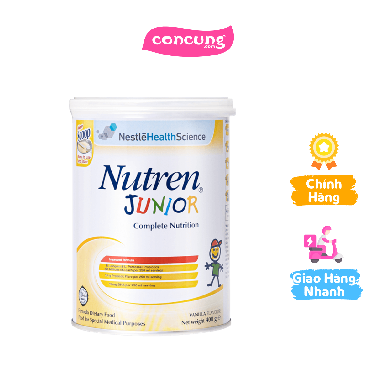 Sản phẩm dinh dưỡng y học nutren junior, 400g