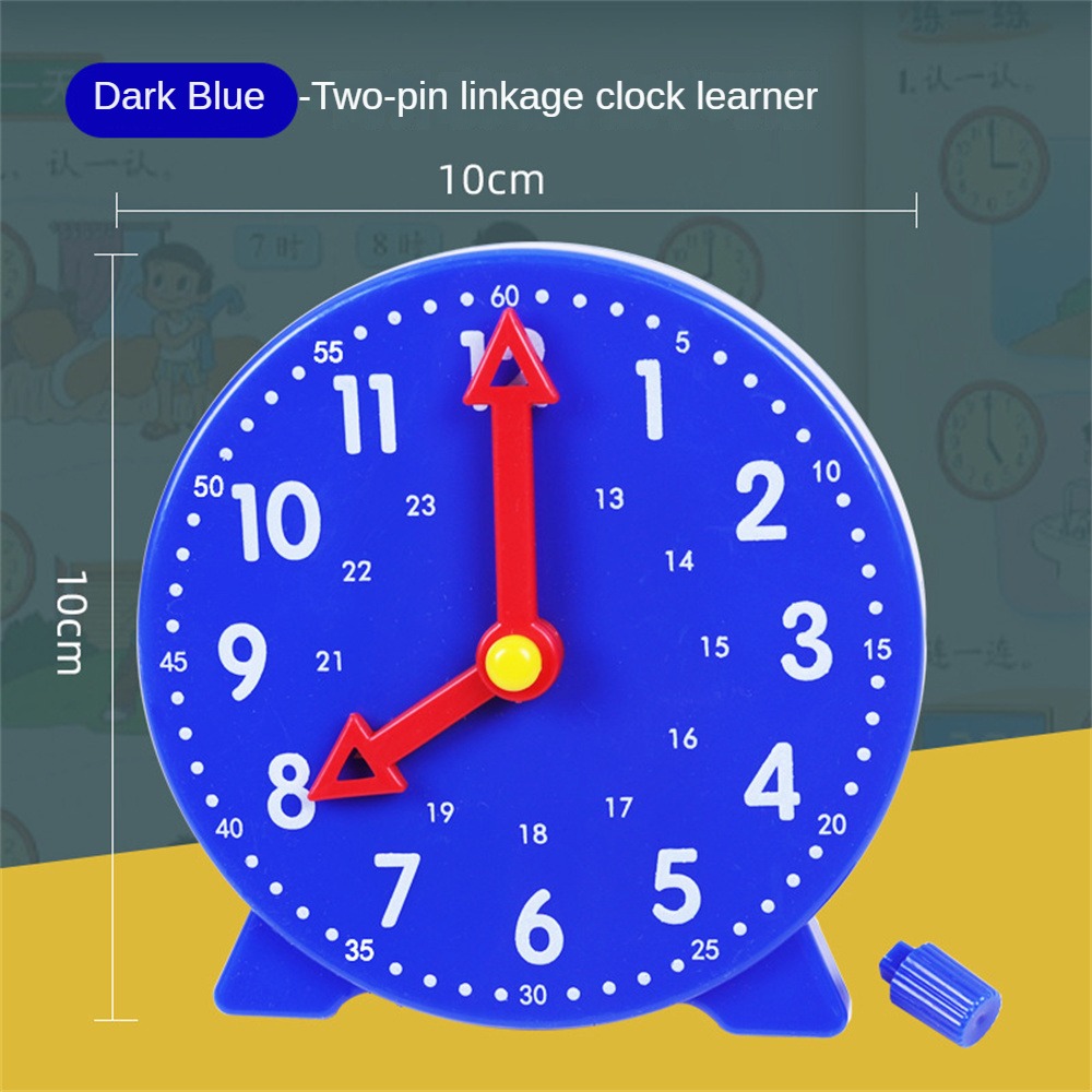 1PC Clock Time Learning Kids Time Learning Clock Kids Clock Teaching Aids 24: 00 Know Learner Time