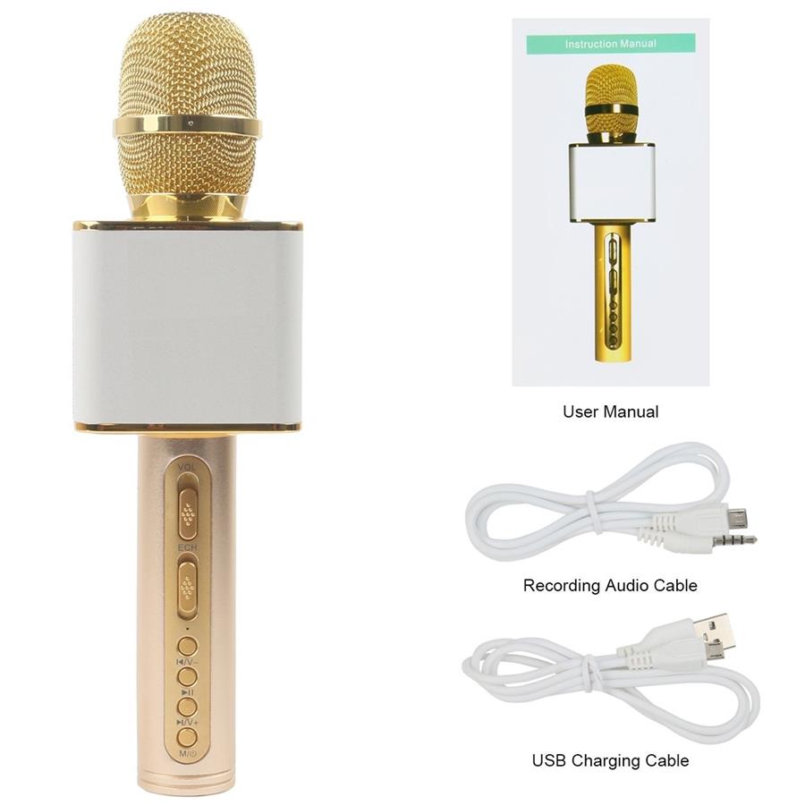 Micro Hát Karaoke Kèm Loa Bluetooth SD-08 - Bảo hành 3 tháng