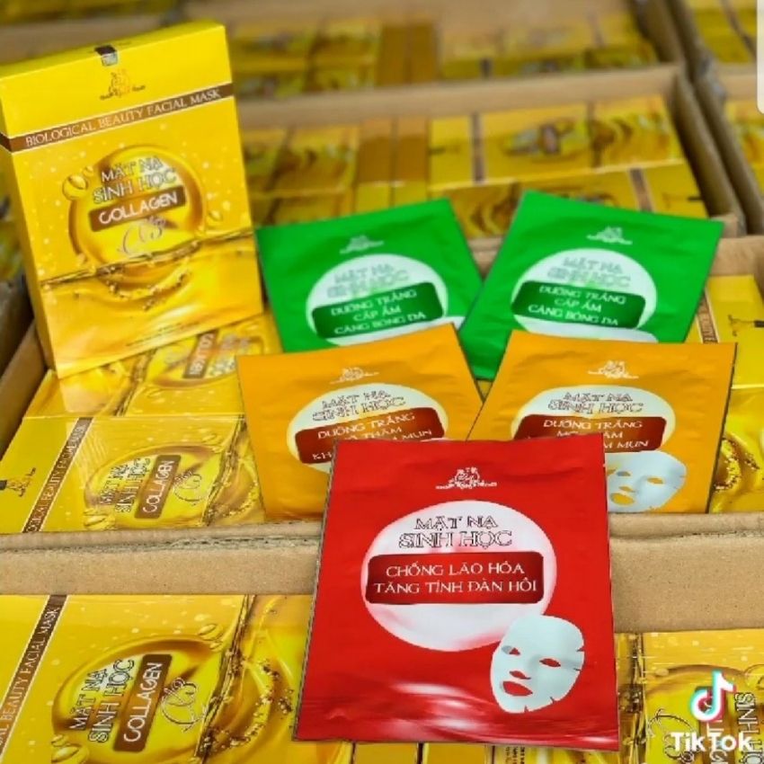(Tách lẻ 1 miếng) Mặt nạ Collagen X3 Mỹ Phẩm Đông Anh