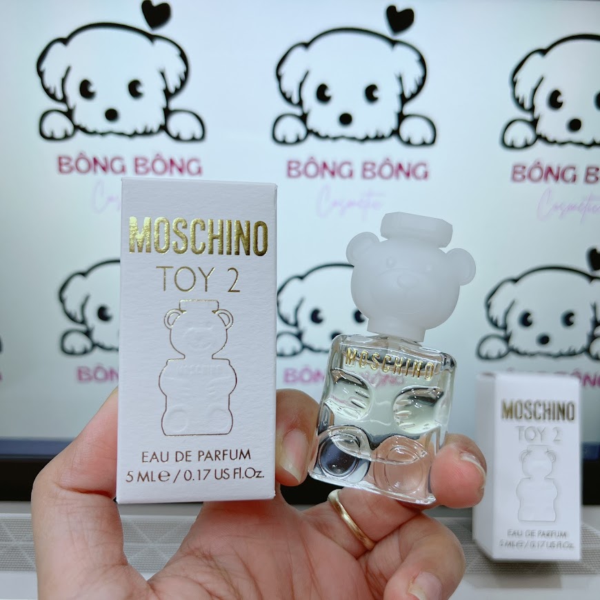 [ Mini ] Nước hoa Moschino Toy 2 EDP 5ml Gấu trắng chính hãng