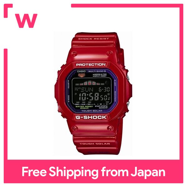 Casio G Shock G-LIDE Solar radio GWX-5600C-4JF Red | Lazada Singapore