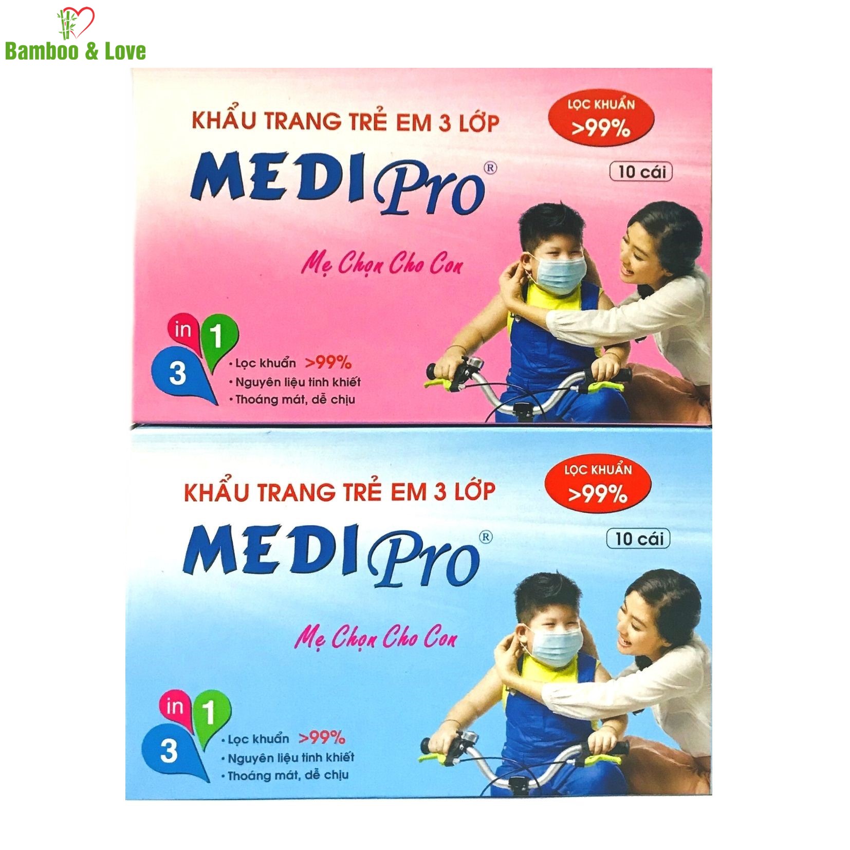 Khẩu trang y tế cao cấp Medi Pro 3 lớp cho trẻ em thumbnail