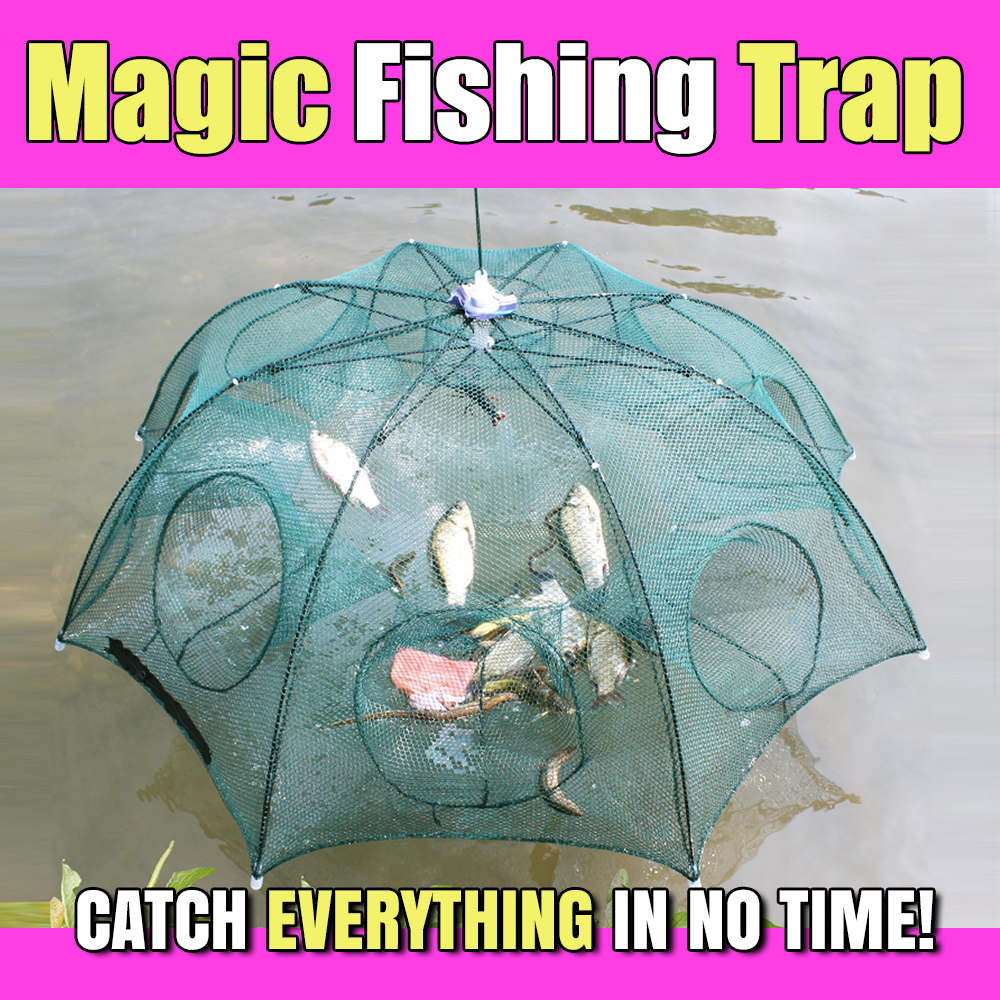 Buy 1 Take 1 Magic Fish Trap-Portable Fishing Net, Crab Fish Trap