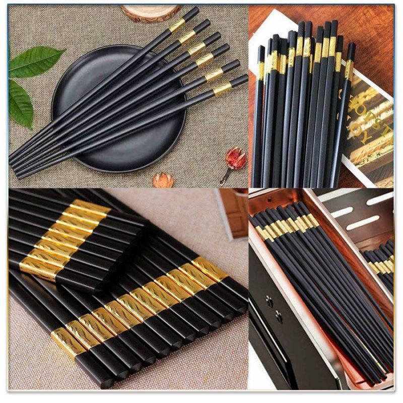 Đũa Mạ Vàng Hộp 10 Đôi