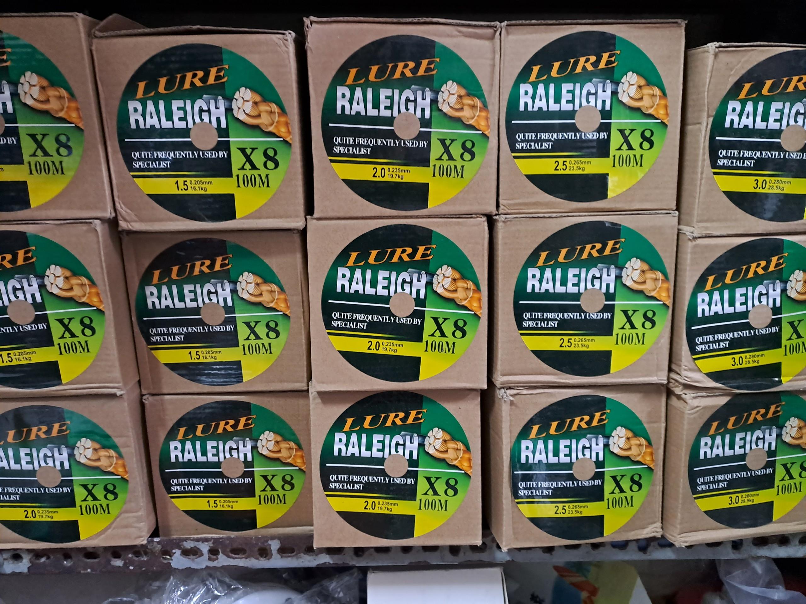 Dây dù câu cá PE Lure X8 - 7 màu 100m(nhưng thực tế 60m)