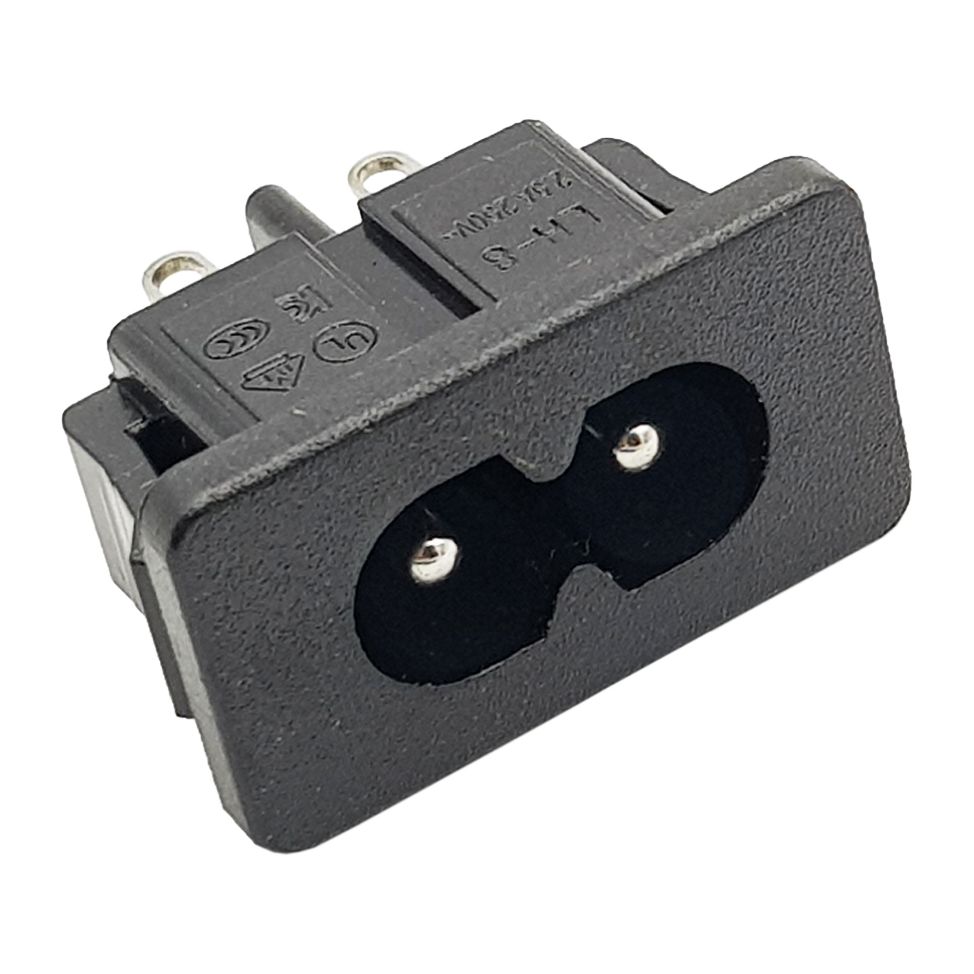 Ổ cắm nguồn số 8 gắn hộp
