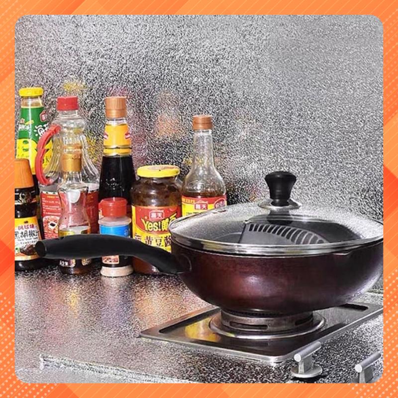 Giấy bạc dán bếp kích thước daif 3m rộng 60cm