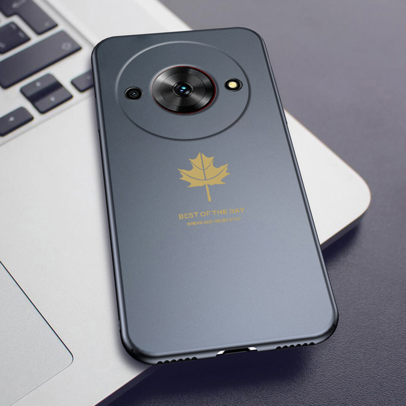 For ZTE Blade A75 5G Nubia Focus Case Soft Silicone Maple Leaf Shape for ZTE Nubia Focus Blade A75 5G Back Cover. 