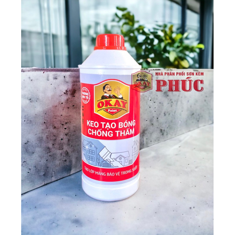 Các dòng keo bóng nước chống thấm 1L
